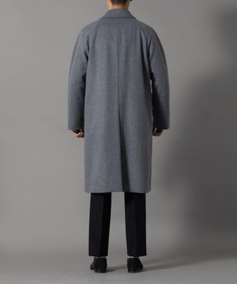 【未使用】ロロピアーナ×manzoni24 コラボ　ダークブルー ウールコート 中古・古着通販】MANZONI24 (マンゾーニ24) LORO PIANA