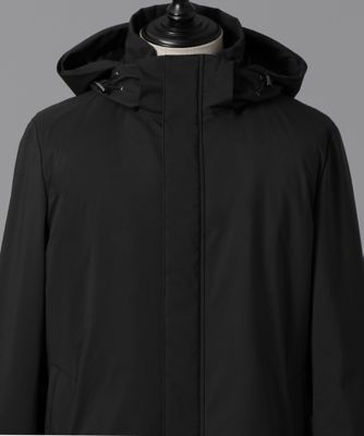 ターバン ダーバン D'URBAN ラミネートフードスタンドカラーコート