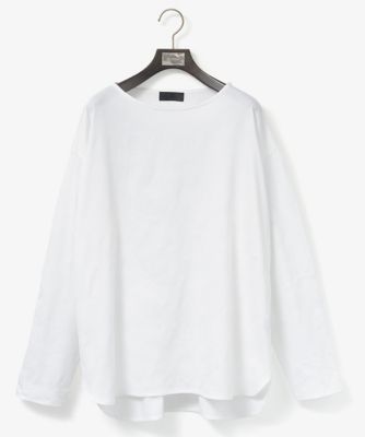 D'URBAN (Men)/ダーバン ダーバン D'URBAN カモフラ柄ボートネックロングカットソー(1605471006) 90_シロ トップス【三越伊勢丹/公式】