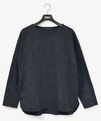 D'URBAN (Men)/ダーバン ダーバン D'URBAN カモフラ柄ボートネックロングカットソー(1605471006) 99_クロ トップス【三越伊勢丹/公式】