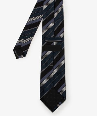 稀少DIRK BIKKEMBERGS ストライプネクタイ&ネクタイホルダー 稀少DIRK BIKKEMBERGS ストライプネクタイ&ネクタイホルダー
