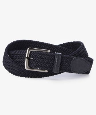 D'URBAN (Men)/ダーバン ダーバン D'URBAN エラスティックメッシュベルト(1605590008) 39_ネービーブルー 【三越伊勢丹/公式】