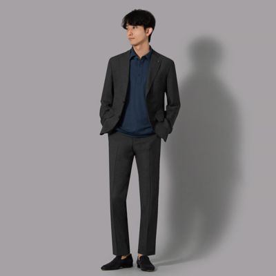 ダーバン D'URBAN ストレッチトロピカル無地ジャケット