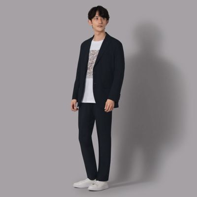 ダーバン D'URBAN ストレッチトロピカル無地ジャケット