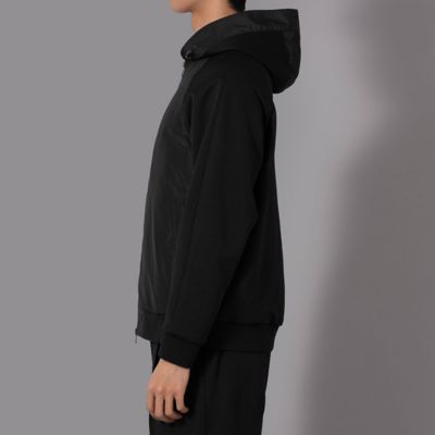 ダーバン D'URBAN ブラックフーデッドジャケット（セパレーツ