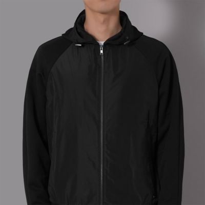 ダーバン D'URBAN ブラックフーデッドジャケット（セパレーツ