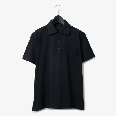 【BTMK】黒ポロシャツ BTMK SWEAT POLO LR018