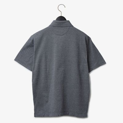 ダーバン D'URBAN ダイヤ小紋カラーポロシャツ（ショート