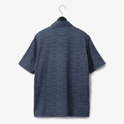 ダーバン D'URBAN 小紋ペイズリープリント鹿の子ジャージー
