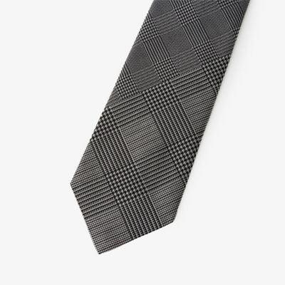 ダーバン D'URBAN グレンチェッククラシカルネクタイ （グレー