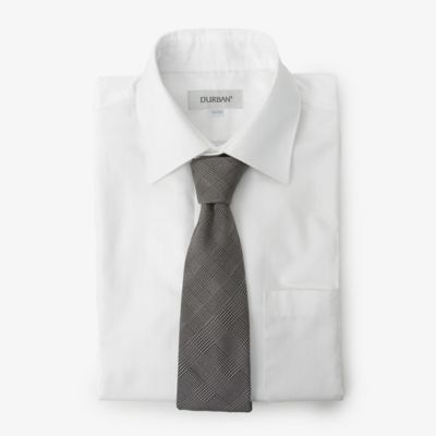 ダーバン D'URBAN グレンチェッククラシカルネクタイ （グレー