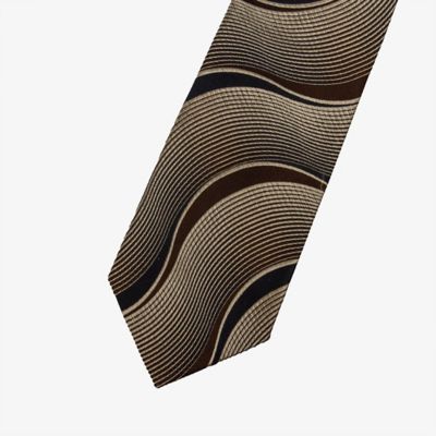 ダーバン D'URBAN モアレネクタイ （ブラウン