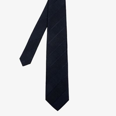 ＜D’URBAN (Men)＞ダーバン　Ｄ’ＵＲＢＡＮ　ダブルストライプネクタイ　（ネイビー）（１６０６２８０３０２）