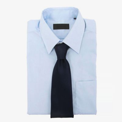 ダーバン D'URBAN ネイビーソリッドネクタイ （ネイビー