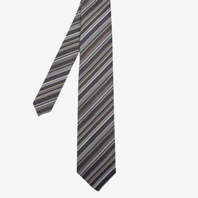 グラデーションストライプネクタイ（パープル）（1606280401