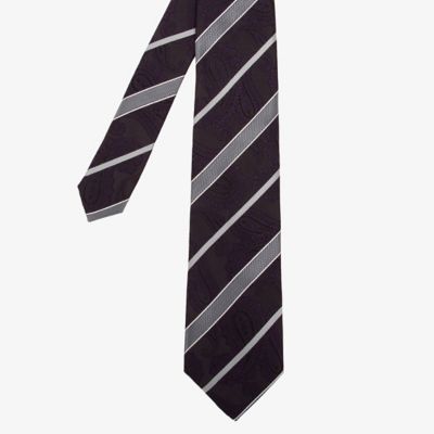 楽天市場】ネクタイ ペイズリー シルバーの通販