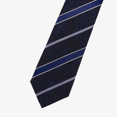 ペイズリー＆ダブルストライプ ネクタイ（1606280421） | D