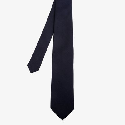 ＜D’URBAN (Men)＞ダーバン　Ｄ’ＵＲＢＡＮ　ネイビー無地ネクタイ　（ネイビー）（１６０６２８０４２５）