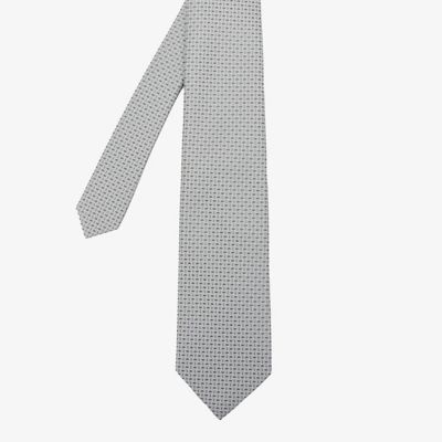 ＜D’URBAN (Men)＞ダーバン　Ｄ’ＵＲＢＡＮ　メタリックリーフネクタイ　（シルバー）（１６０６２８０５１６）