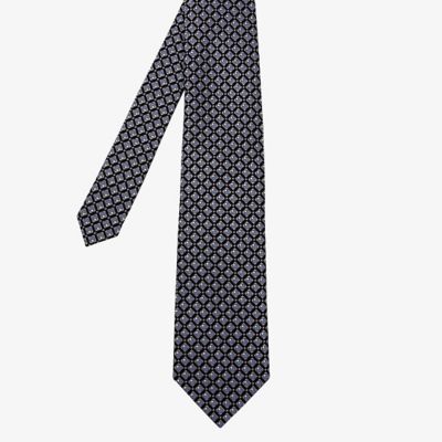 ダーバン D'URBAN 【WEB限定】ネイビーチェックダイヤ小紋