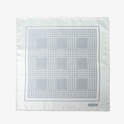 ＜D’URBAN (Men)＞ダーバン　Ｄ’ＵＲＢＡＮ　チェックポケットチーフ（１６０６２８６１５０）