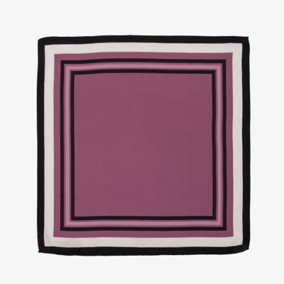 ＜D’URBAN (Men)＞額縁プリントポケットチーフ（ピンク）（１６０６２８６２０４）