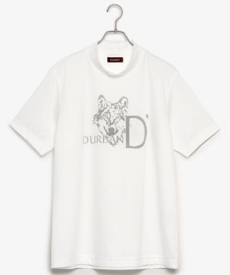 D’URBAN (Men)/ダーバン 【Ｄ’ＵＲＢＡＮ　ＧＯＬＦ】モチーフプリントモックネックカットソー（１８０５２７２０３３）