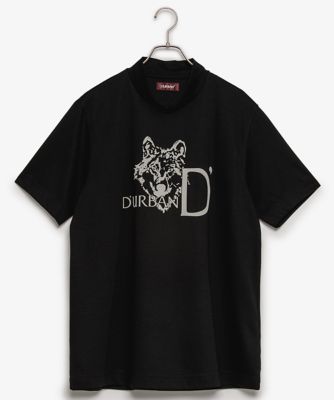 【Ｄ’ＵＲＢＡＮ　ＧＯＬＦ】モチーフプリントモックネックカットソー（１８０５２７２０３３）