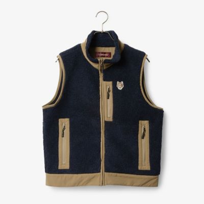 D'URBAN (Men)/ダーバン ダーバン D'URBAN【D'URBAN GOLF 】ボアフリースベスト(1805417034) 39_ネービーブルー 【三越伊勢丹/公式】