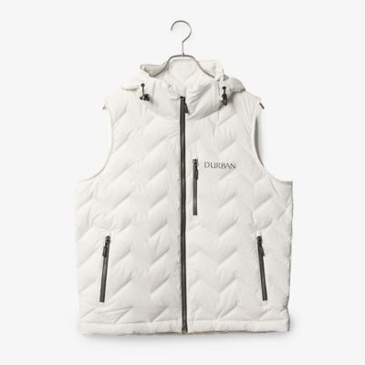 【送料無料】D'URBAN (Men)/ダーバン ダーバン D'URBAN【D'URBAN GOLF 】フルジップダウンベスト(1805417045) 91_シロ コート・ジャケット【三越伊勢丹/公式】