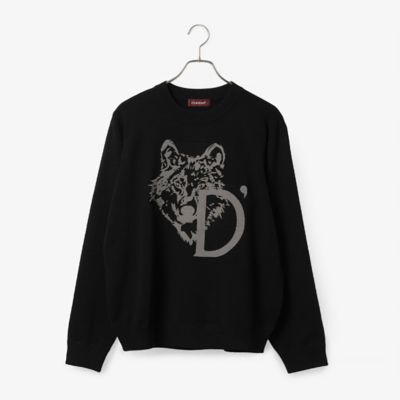 D'URBAN (Men)/ダーバン ダーバン D'URBAN【D'URBAN GOLF 】ロゴクルーネックニット(1805461050) 99_クロ トップス【三越伊勢丹/公式】