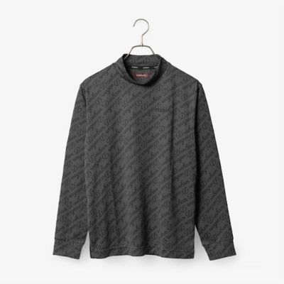 D'URBAN (Men)/ダーバン ダーバン D'URBAN【D'URBAN GOLF 】総ロゴプリントモックネックカットソー(1805471532) 98_グレー トップス【三越伊勢丹/公式】