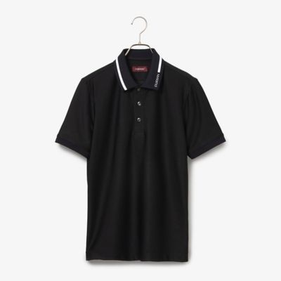 ダーバン D'URBAN 【GOLF】襟プリントポロシャツ（ショート