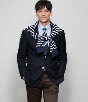 HERITAGE CLOTH 無地 サキソニーブレザー