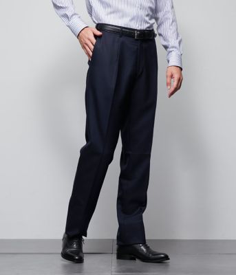 ＨＥＲＩＴＡＧＥ　ＣＬＯＴＨ　無地　サキソニー　ワンタックスラックス（セットアップ対応）（２０２４１５２１３２１０）