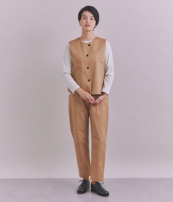 Supima Cotton Chino アシンメトリーベスト