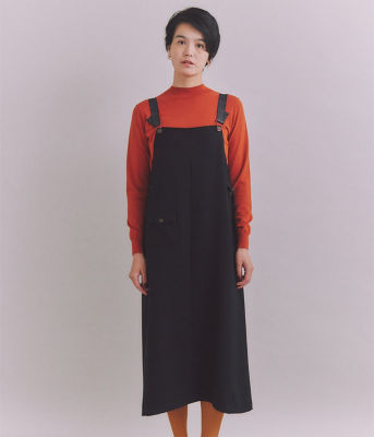 ＜SIPULI (Women)＞Ｗｏｏｌ　Ｌｉｋｅ　Ｋｅｒｓｅｙ　コインポケットジャンパースカート（２０２４３７４９３０３２）