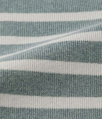 ＢＬＥＮＤＥＤ　ＣＯＴＴＯＮ　襟付きボーダーカーディガン（２０２４３７７１３７３１）