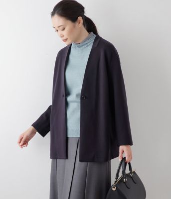 マットポンチ ノーカラーコーディガン（202451113158  