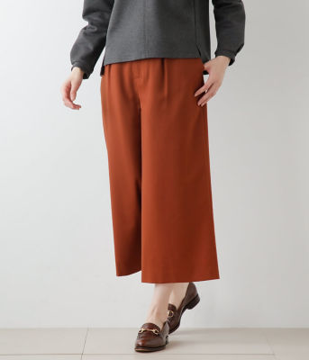 BLUE LABEL CRESTBRIDGE ワイド ガウチョ 赤 チェック S