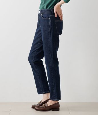 セール】ルーズフィット シミター クロップド デニムパンツ