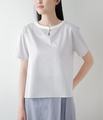 【Ｌ】【接触冷感】Ｊ－ＣＡＭＩＣＩＥ　切り替え半袖プルオーバー（２０２４５４８５２６６３）