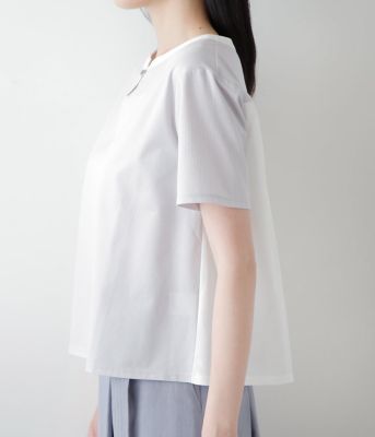 【Ｌ】【接触冷感】Ｊ－ＣＡＭＩＣＩＥ　切り替え半袖プルオーバー（２０２４５４８５２６６３）