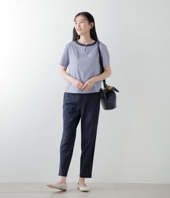 【Ｌ】【接触冷感】Ｊ－ＣＡＭＩＣＩＥ　切り替え半袖プルオーバー（２０２４５４８５２６６３）