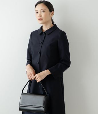 NEWYORKER L (Women/大きいサイズ)/ニューヨーカー Ｌ 【L】【お受験対応】ウールファインドビー ステンカラージャケット(202484113920)
