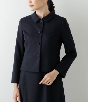 【Ｌ】【お受験対応】ウールファインドビー　ステンカラージャケット（２０２４８４１１３９２０）