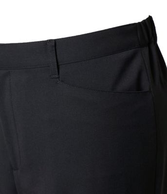 【Ｌ】ストレッチブラックツイル　テーパードパンツ（２０２４８４３２３９３０）