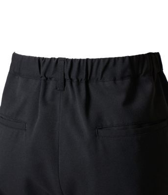 【Ｌ】ストレッチブラックツイル　テーパードパンツ（２０２４８４３２３９３０）