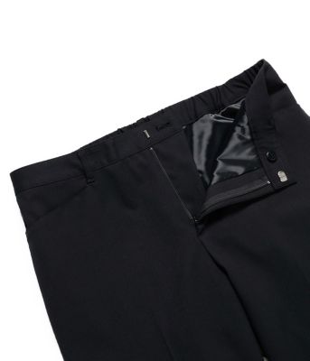 【Ｌ】ストレッチブラックツイル　テーパードパンツ（２０２４８４３２３９３０）