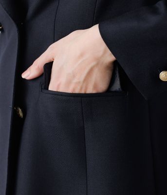 【Ｌ】ウールファインカルゼ　ダブルブレストブレザー（２０２４８６０８３９３２）